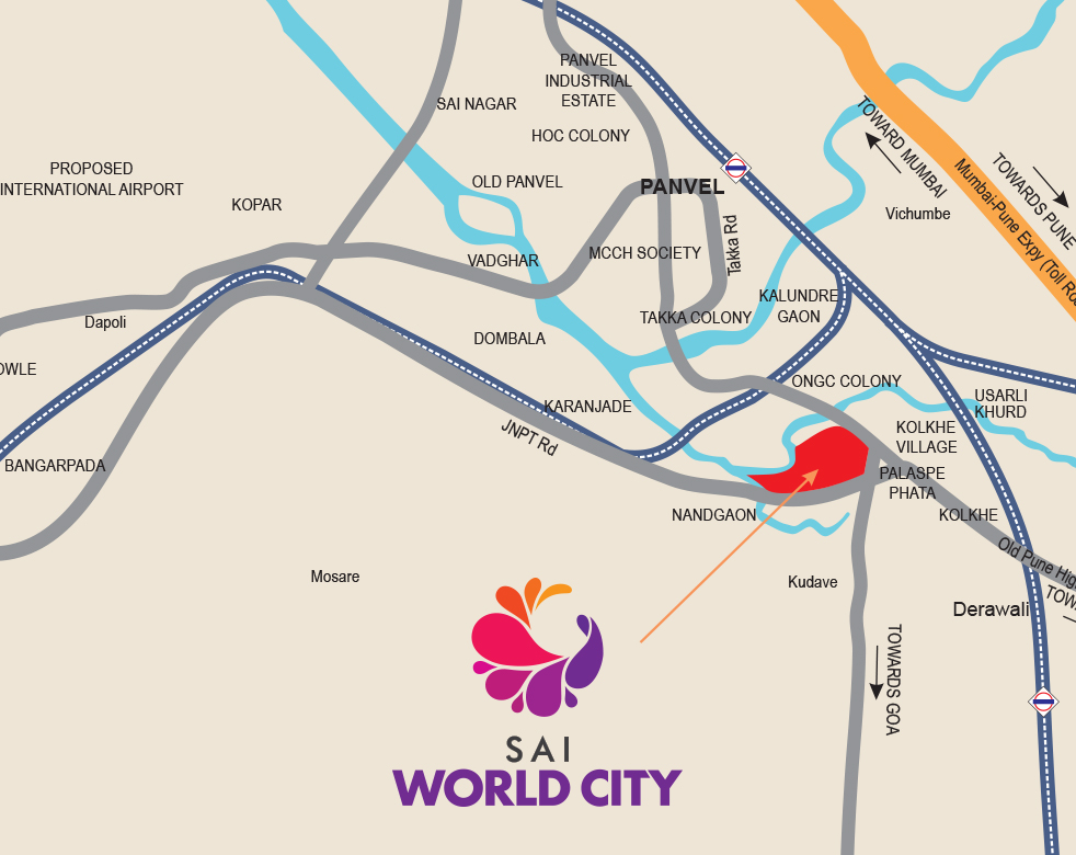 Sai World City Location