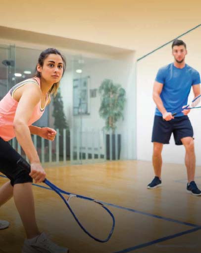 AIR CONDITIONED SQUASH COURT