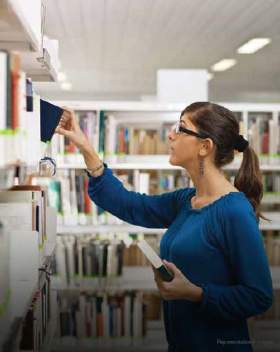 WELL STOCKED LIBRARY & READING ZONE