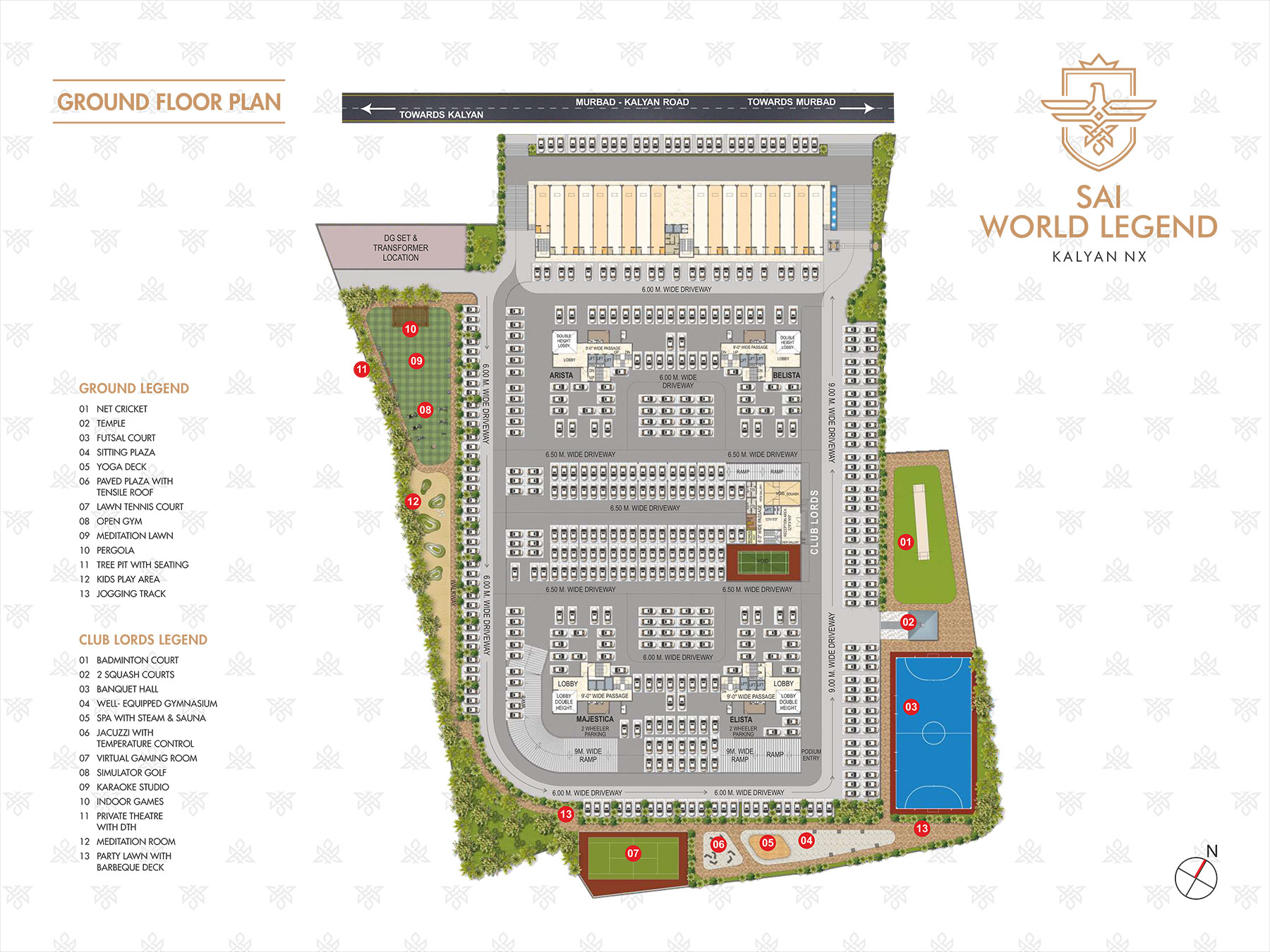 1 GROUND FLOOR PLAN