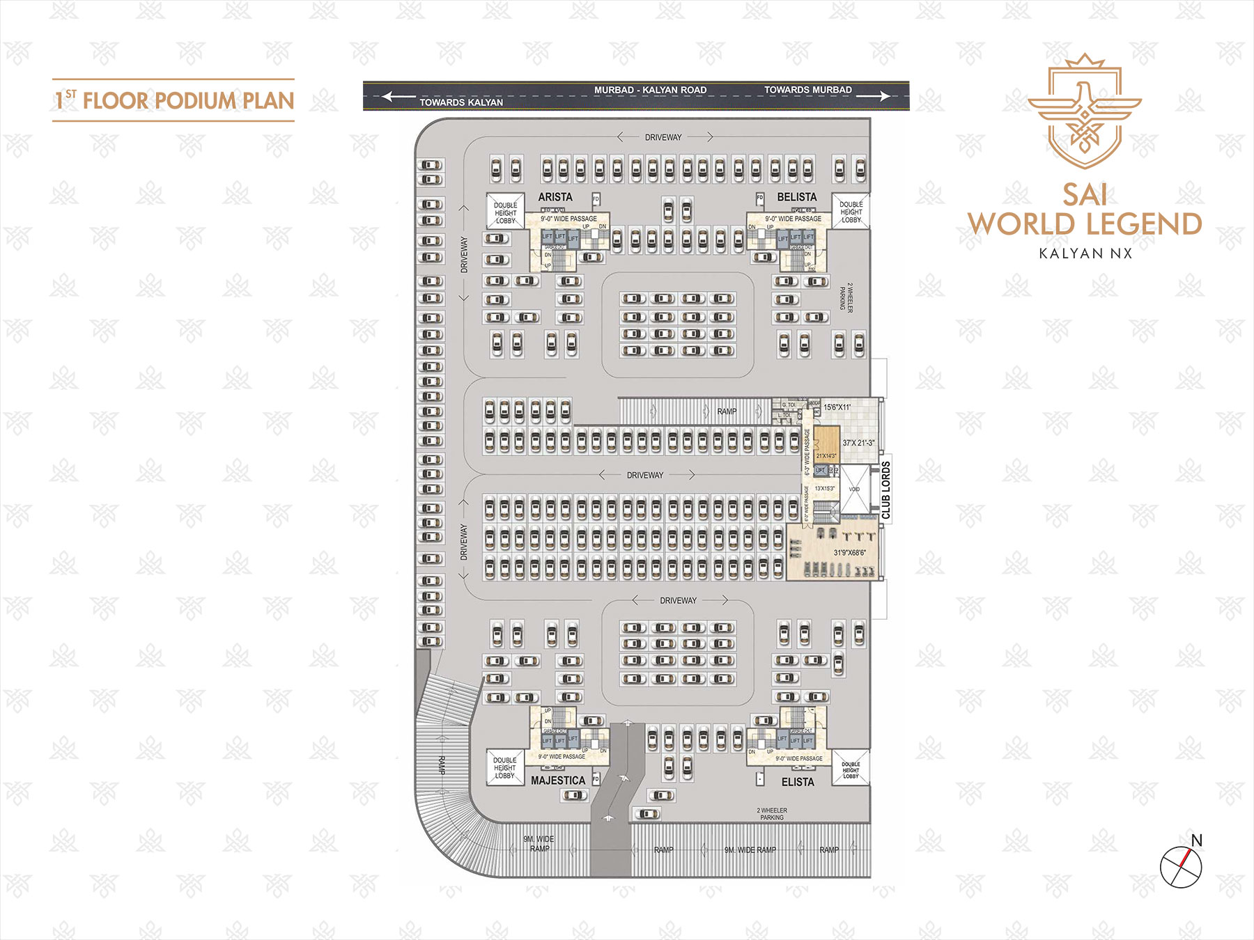 1st FLOOR PODIUM PLAN