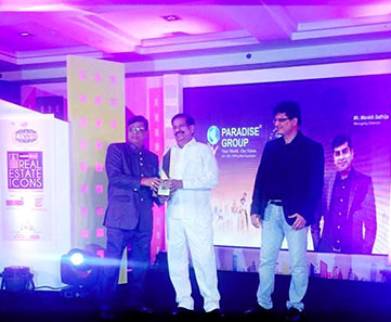 Mid-day Real Estate Icons Awards, 2017Paradise Group awarded as Iconic Developer of Navi Mumbai & Sai World City awarded as Iconic themed project