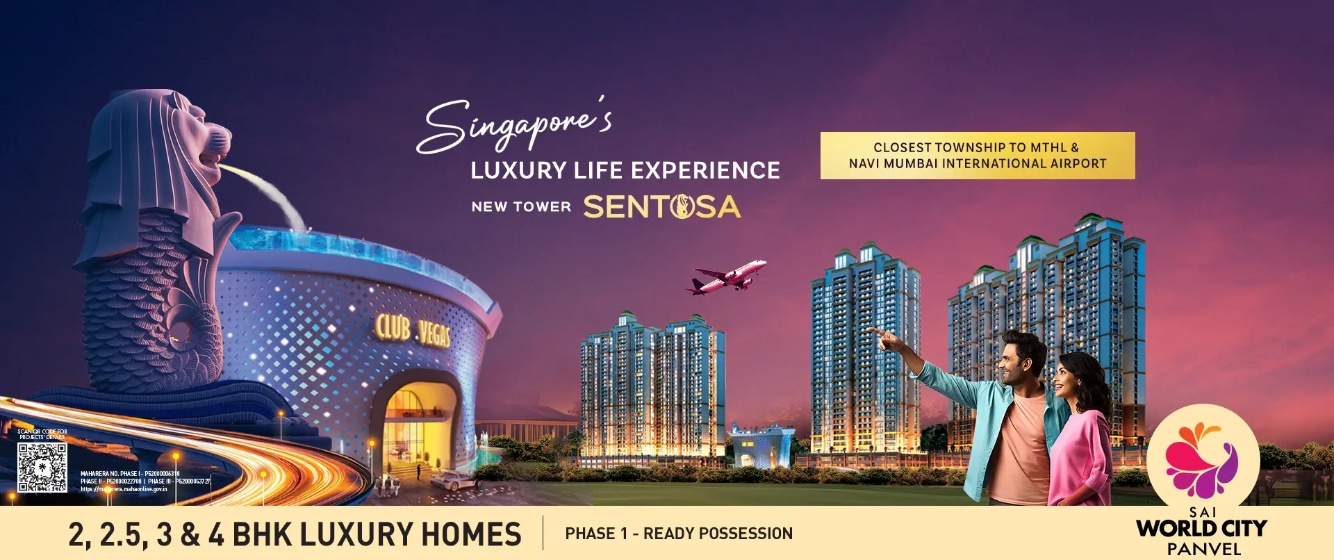 Sai World City Welcome Mumbai Homepage Desktop Banner