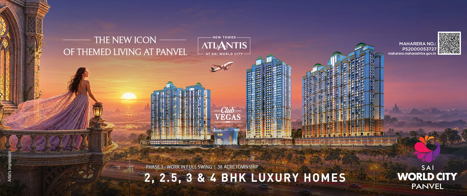 Sai World City Welcome Mumbai Homepage Desktop Banner