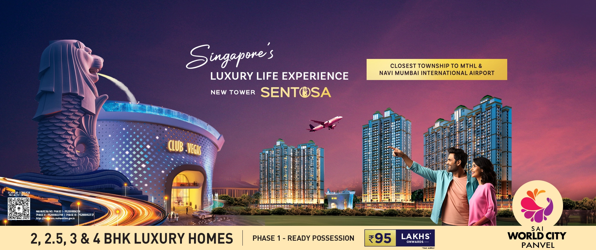 Sai World City Welcome Mumbai Homepage Desktop Banner